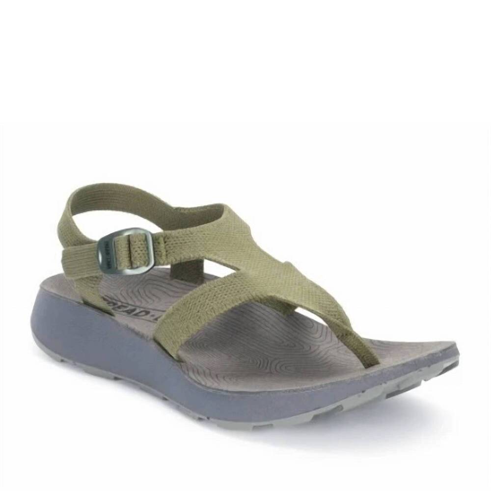 NEW TREAD LABS women's albion sandals in leaf